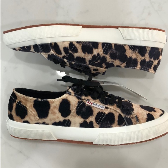 Superga Leopard Sneakers BNIB - Picture 1 of 8